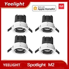 Точечный светильник Xiaomi Mijia Yeelight, умный светильник с поддержкой Bluetooth, работает с приложением mi home