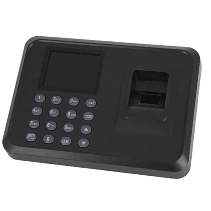 Biometric Attendance System Fingerprint Reader Time Clock Employee Control Machine Access Commuting Punch Card E |