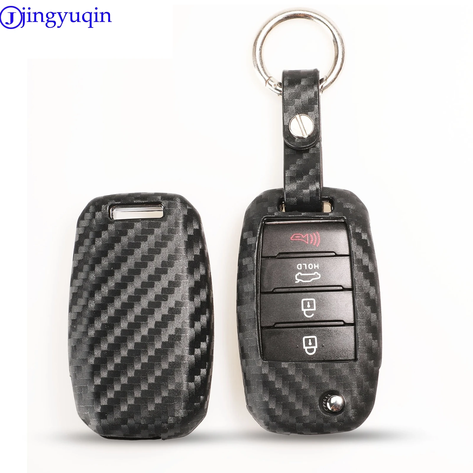 Силиконовый чехол jingyuqin для KIA Ceed K3 K4 K5 Sportage R QL KX5 Sorento KX3 KS3 RIO Cerato Optima Frote Soul |