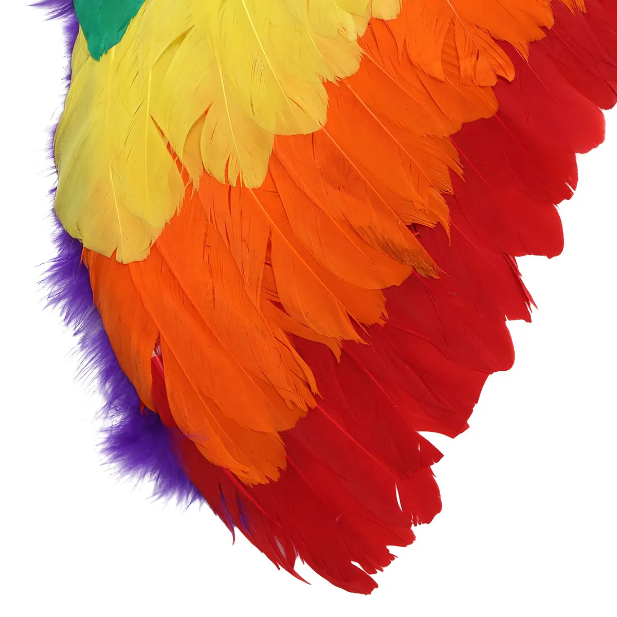 Радужные складные крылья сказочного ангела перо для косплея реквизит фотосессии