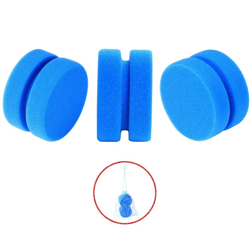 

2 Pack Paint Sponge Applicator Complete Double Layer Circular 3.15 Inch Paint Sponges