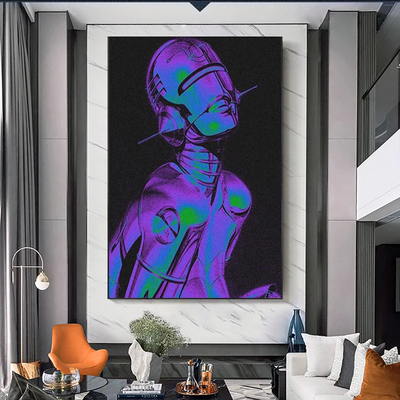 

Mask Music Star Album Retro Painting Poster Print Canvas Wall Picture Home Deco