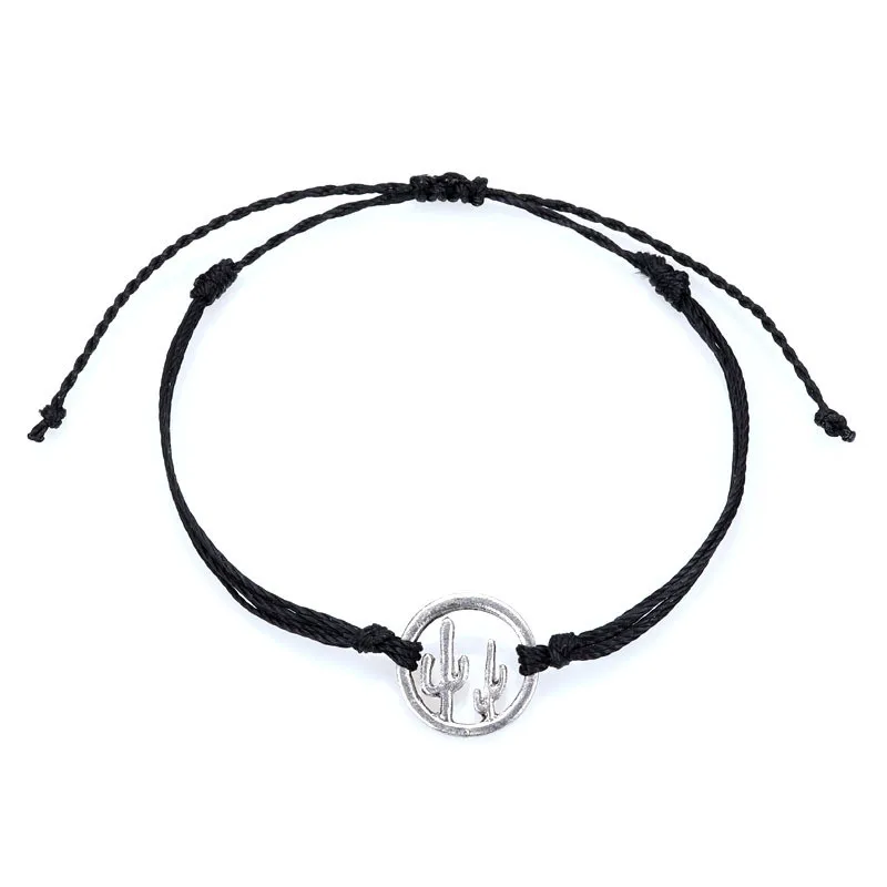 

Bohemia Plant Rope Chain Bracelet For Women Handmade Weave Colorful Adjustable Bracelets Pulseras Mujer Tassel Jewelry