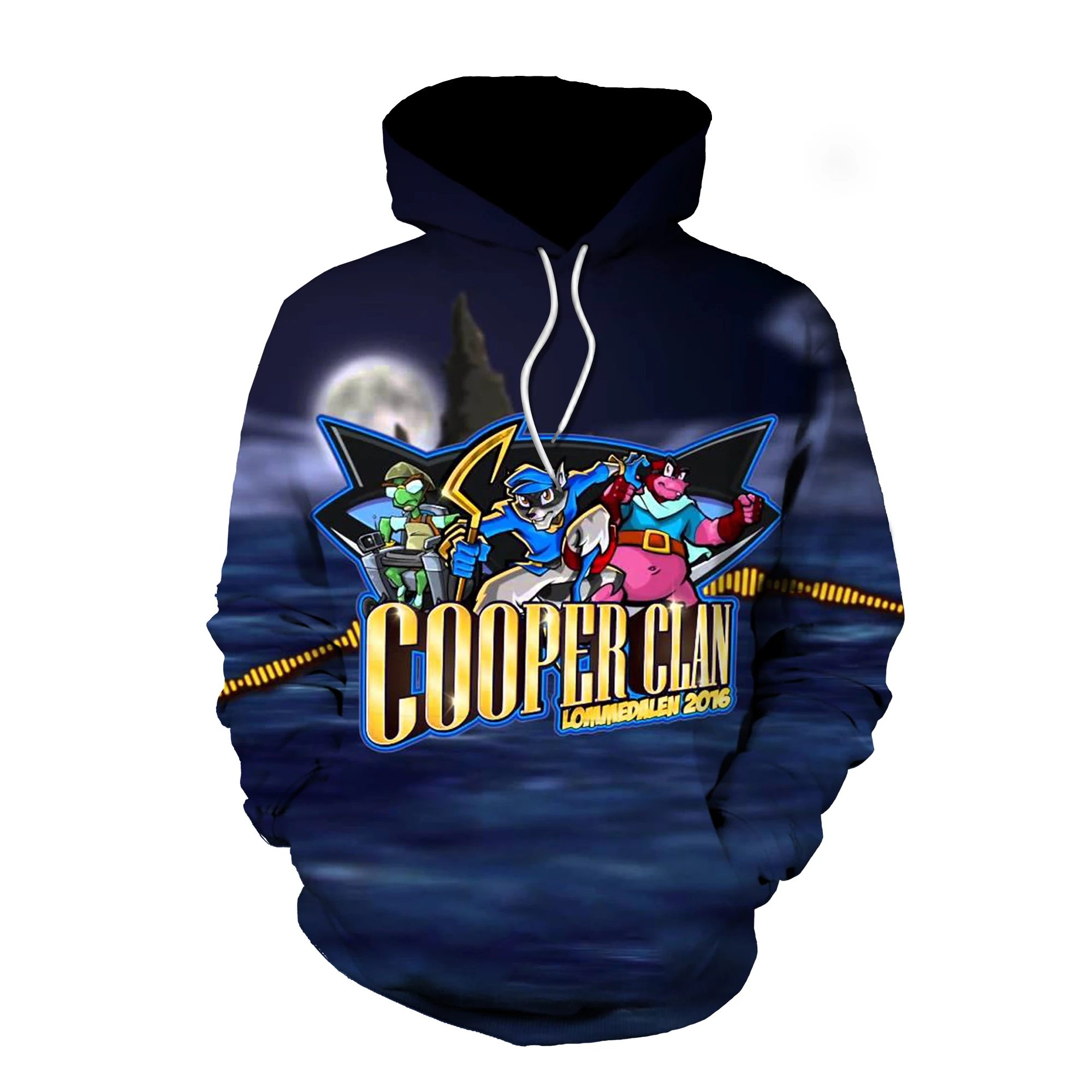 

New Anime The Ancestors Cooper Clan Cosplay Costumes Sweatshirt Teens Street Pullover Hoodies Hooded Sportswear Jacket Coat Top