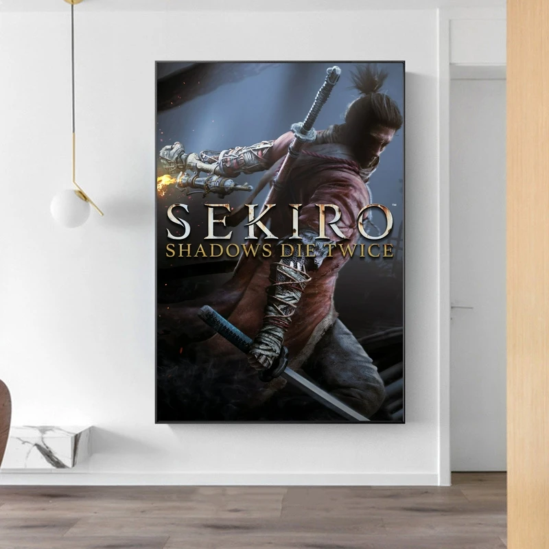 Sekiro игровой постер украшение для домашней настенной живописи (без рамки)