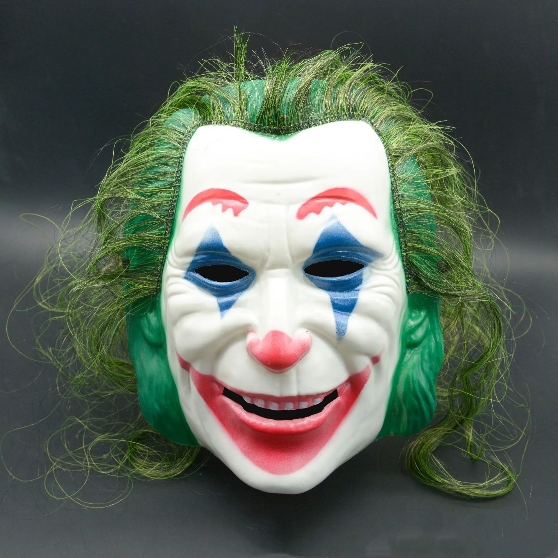 Страшная твердая пластиковая маска из фильма парик костюм для вечеринки клоуна DC