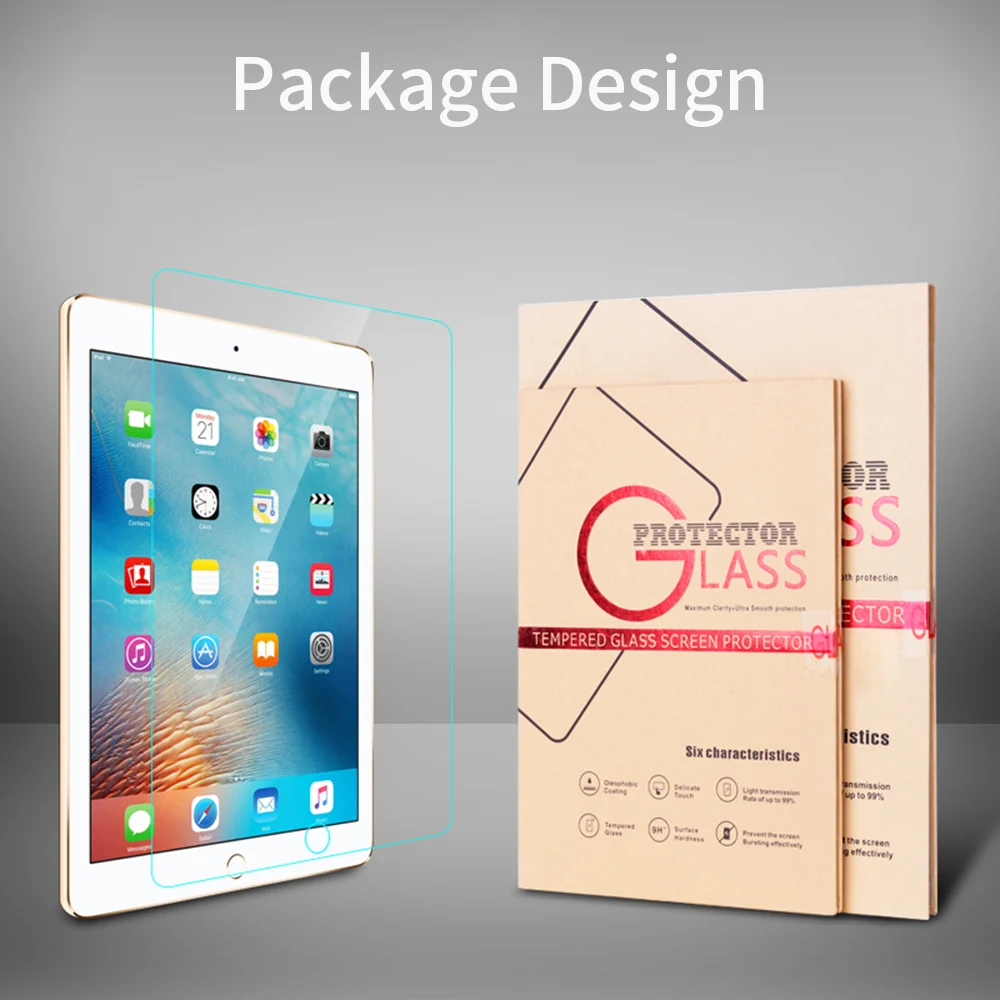 Закаленное стекло для Ipad 9,7, прозрачная защитная пленка для экрана против царапин для Ipad 9,7 A1822/A1823/A1893/A1954