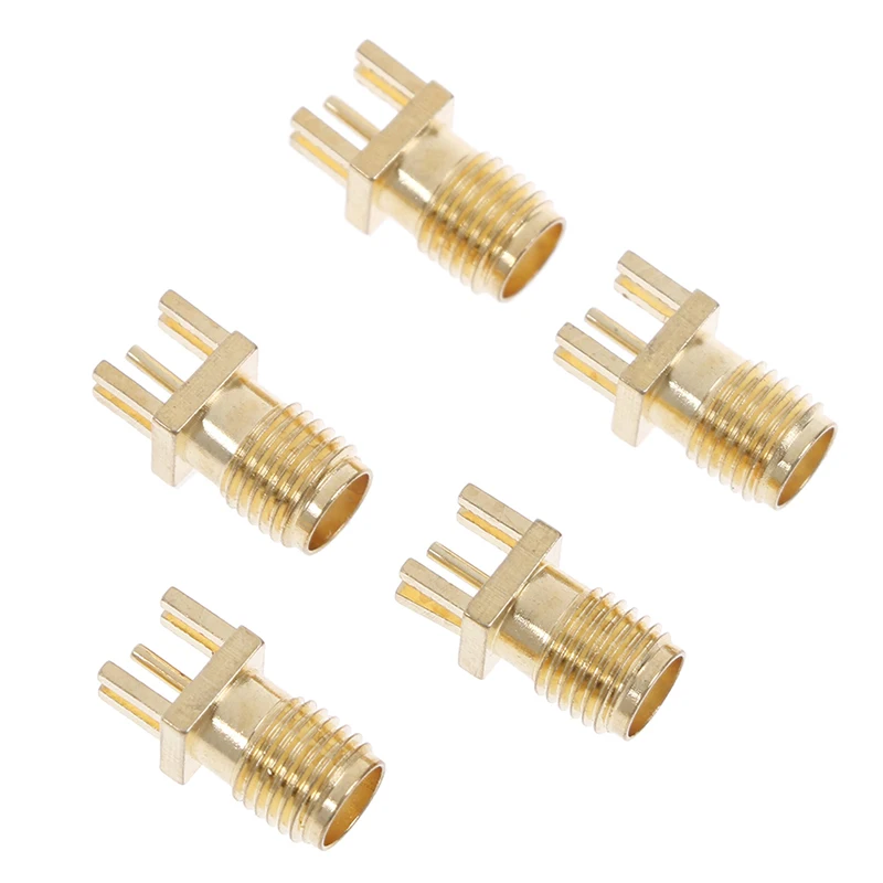 5 шт./лот монтаж печатной платы гнездовой разъем SMA перегородка прямой RF