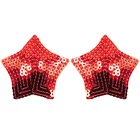 Сексуальная Женская накладка на соски звезда пастис пентаграмма блестки накладки на соски наклейки на соски для клуба кокетливая лента на соски