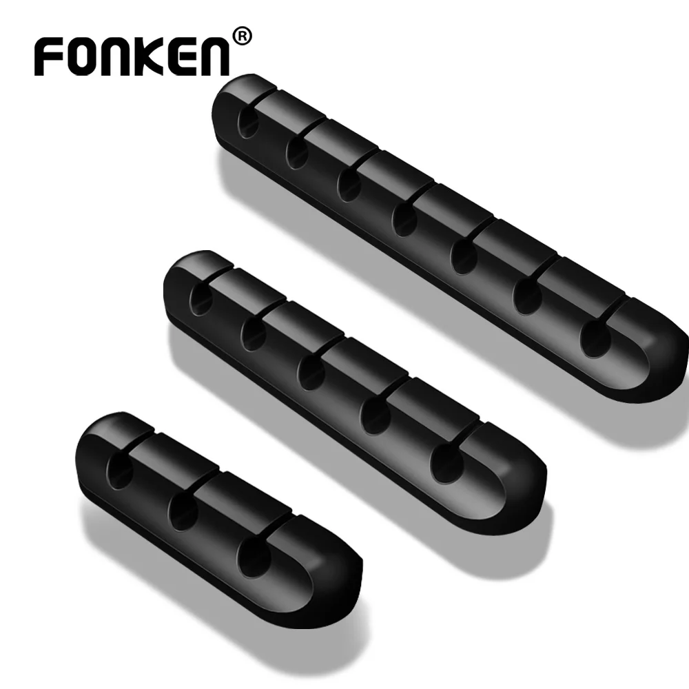 Силиконовый органайзер для кабелей управления кабелями устройство намотки