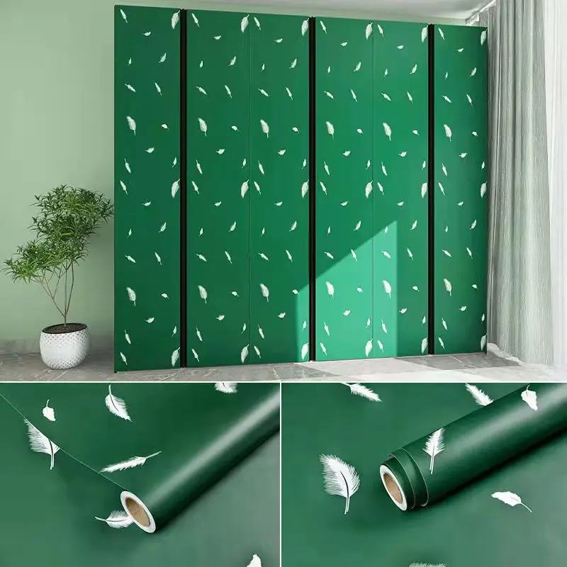 

Home Decor Waterproof Self-Adhesive Vinyl Wallpaper Detachable Wall Decoration, Suitable For Home Bedroom Wall Doors And Closets