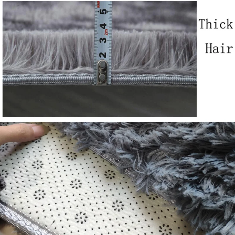 

Tie-dye Gradient Carpet 2020 New Fashion Bedroom Living Room Mat Variegated Soft Comfortable Area Plush Carpet Gray Modern Rugs