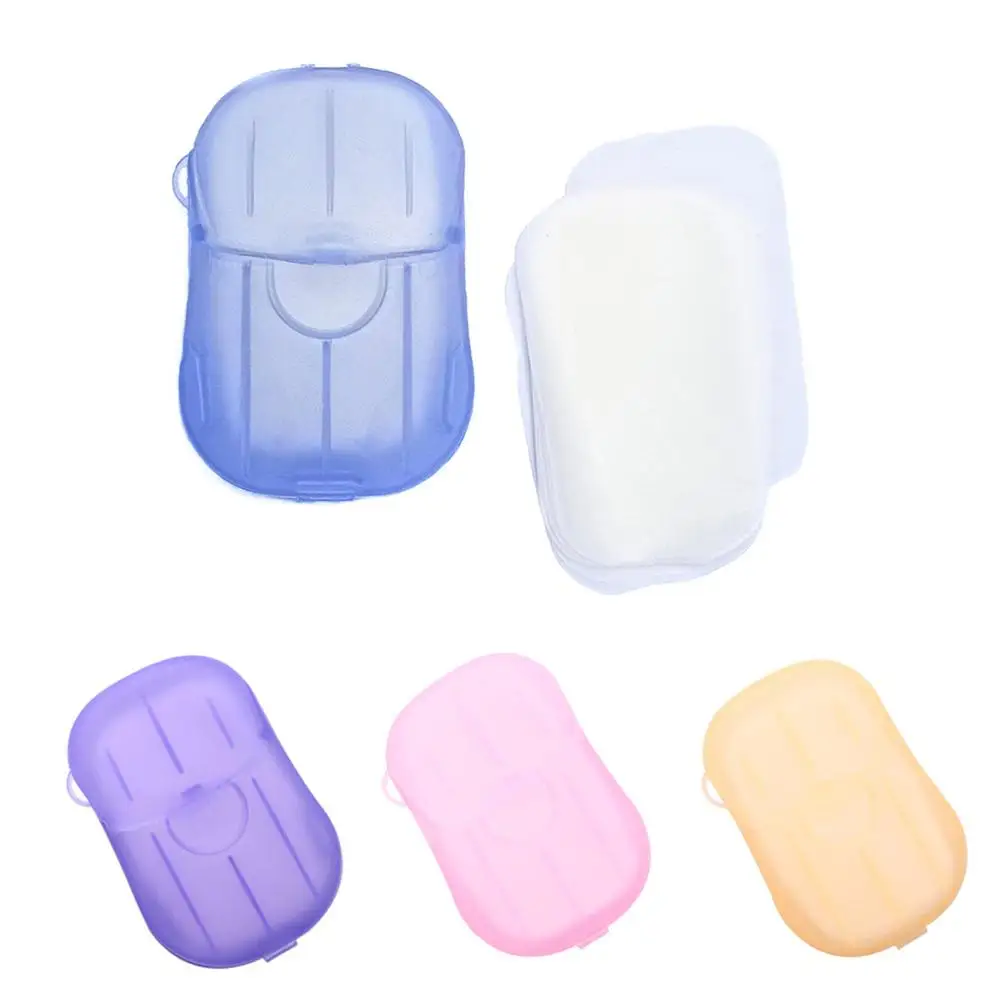 

20Pcs Nurse Skin Care Scented Soap Paper Portable Hand Washing Soap Paper Travel Camping Scent Cleaning Sheets Bath Supplies
