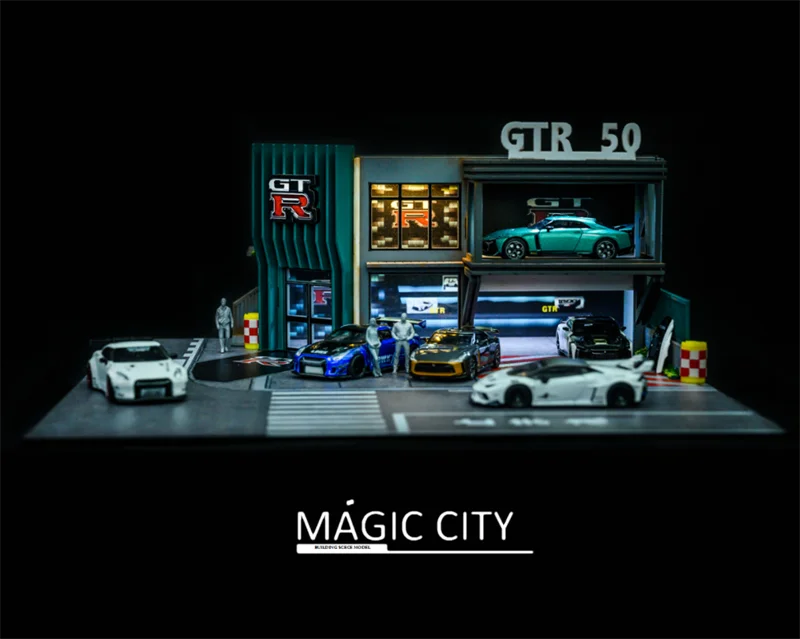 

Выставочный зал с двойной панелью Magic City, модель GTR 1:64