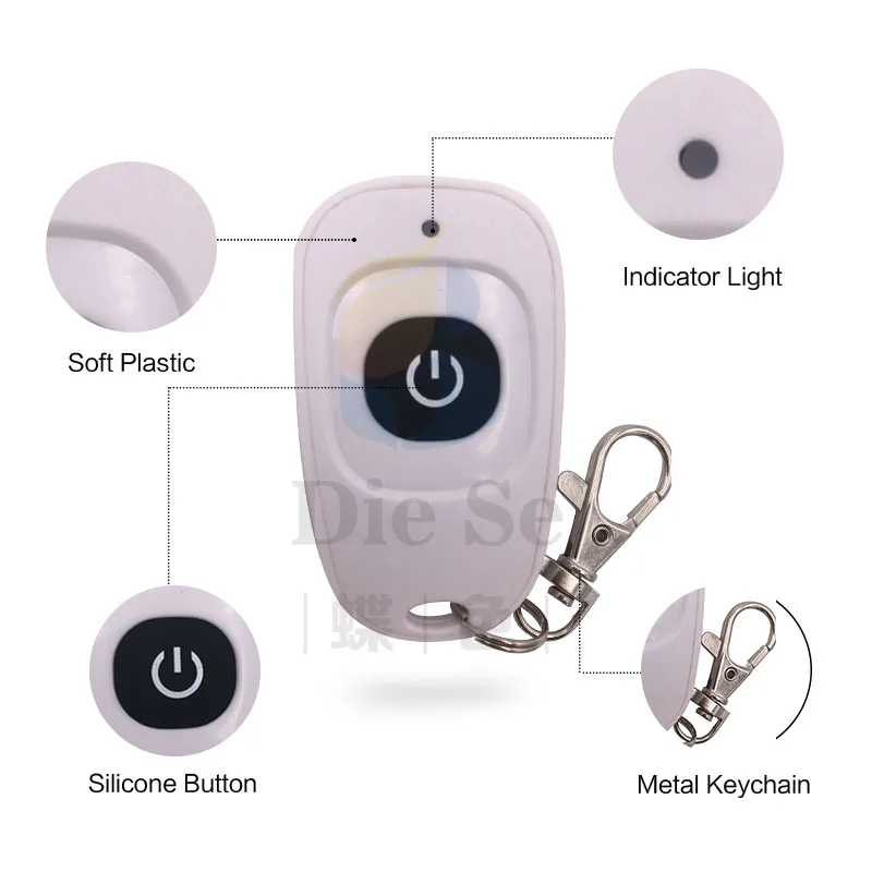 

433 Mhz Wireless Remote Control 1 / 4 buttons 1527 Learning Code Transmitter For Garage controller no clone include battery