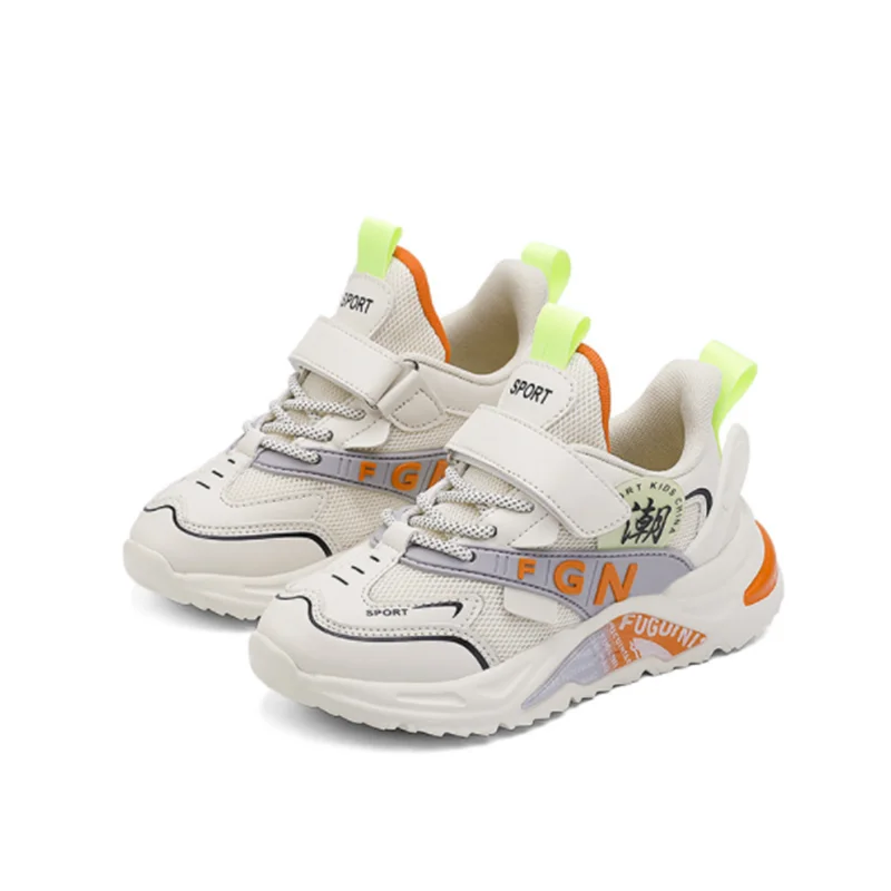 

Детские кроссовки для бега, Модные дышащие кроссовки для мальчиков и девочек, сетчатые удобные легкие повседневные кроссовки для улицы, вес...