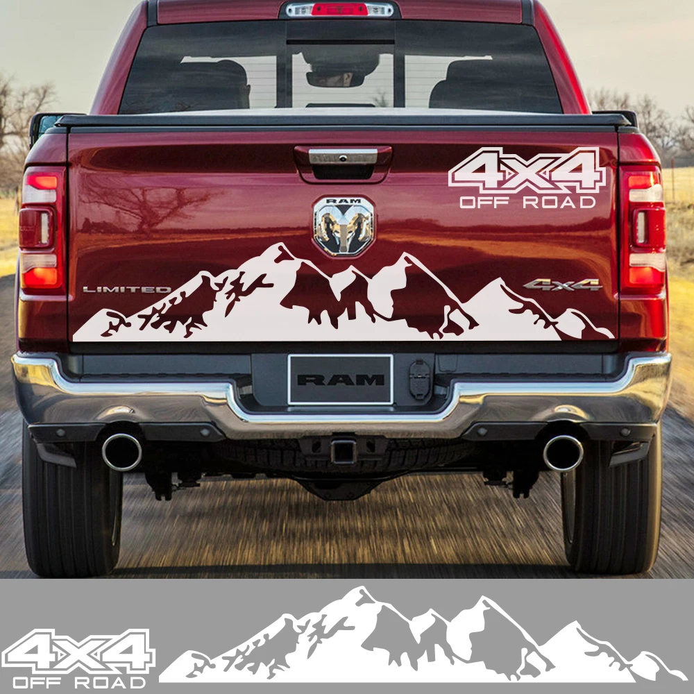 

Car Sticker Pickup Tail Decor Decals For Ford Ranger Raptor Isuzu Dma Nissan VW Amarok Toyota Hilux Vinyl Film Auto Accessories