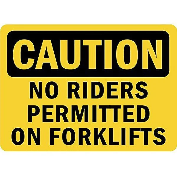 

Caution No Riders Permitted On Forklifts Tin Sign art wall decoration,vintage aluminum retro metal sign,iron painting