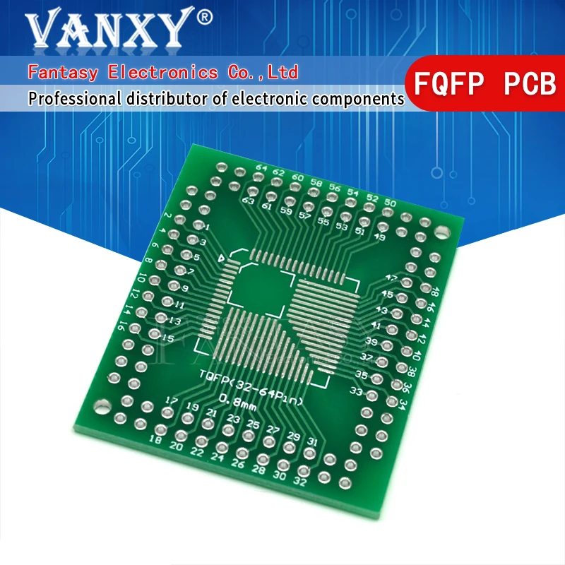 5 шт. FQFP TQFP 32 44 64 80 100 LQFP для DIP передачи платы Pin плата шаг адаптер|lqfp board|lqfp adapter |