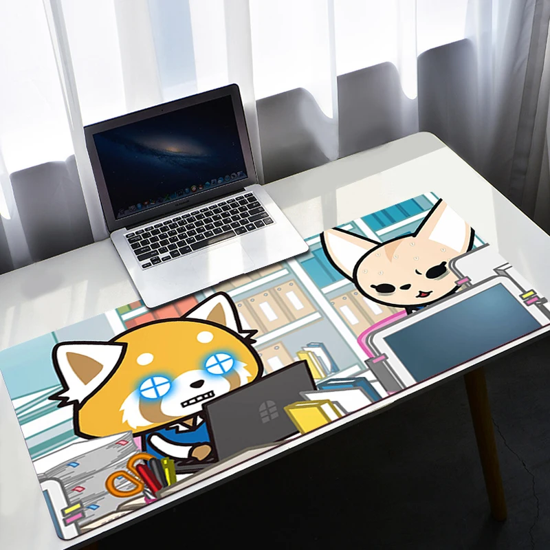 

Big Size Mouse Pad Gamer Carpet Table Mat Desk Protector Gaming Pc Full Barato Cute Mousepad Aggretsuko Padmouse Natural Rubber