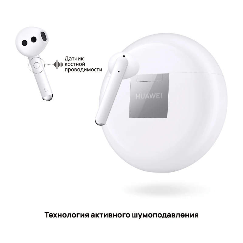 наушники HUAWEI Freebuds 3 Активное шумоподавление Беспроводная зарядка [Ростест