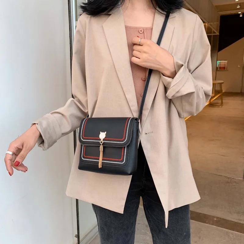 Белые маленькие женские сумки через плечо курьерские Сумки Женские известные