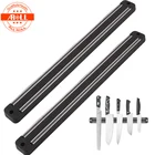 Настенный кухонный магнитный держатель для ножей, пластиковый магнитный держатель для ножей, полосатый держатель