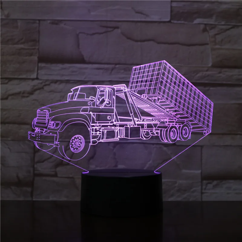 3d-лампа для грузовика персонализированное украшение внутреннего освесветильник