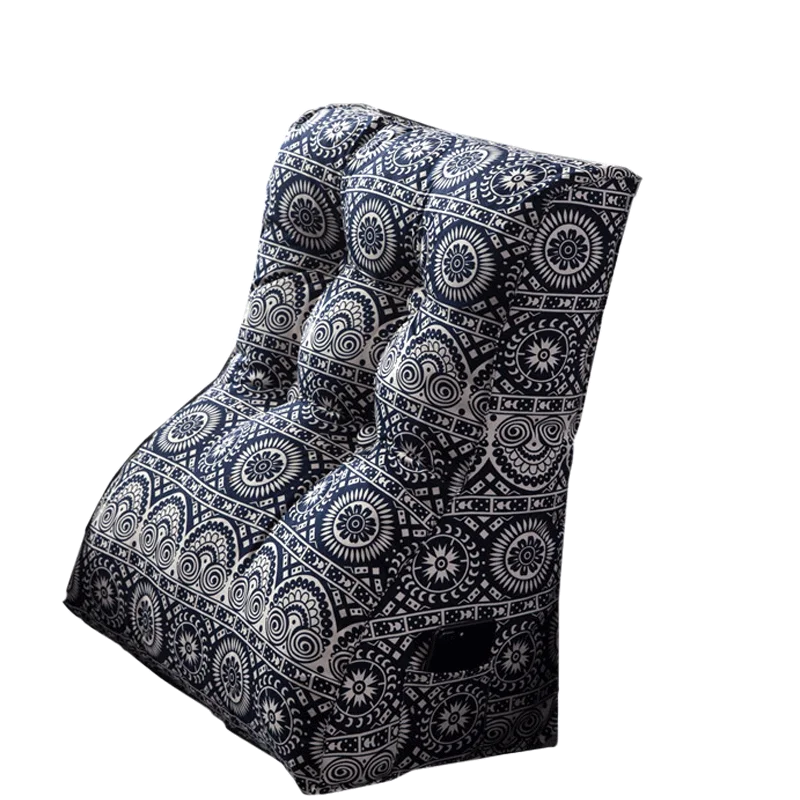 

Luxury Cushion Pillow Living Room Camping Triangle Futon Bed Nordic Cushion Reading Thick Sofa Backrest Coussin Office Chair E6