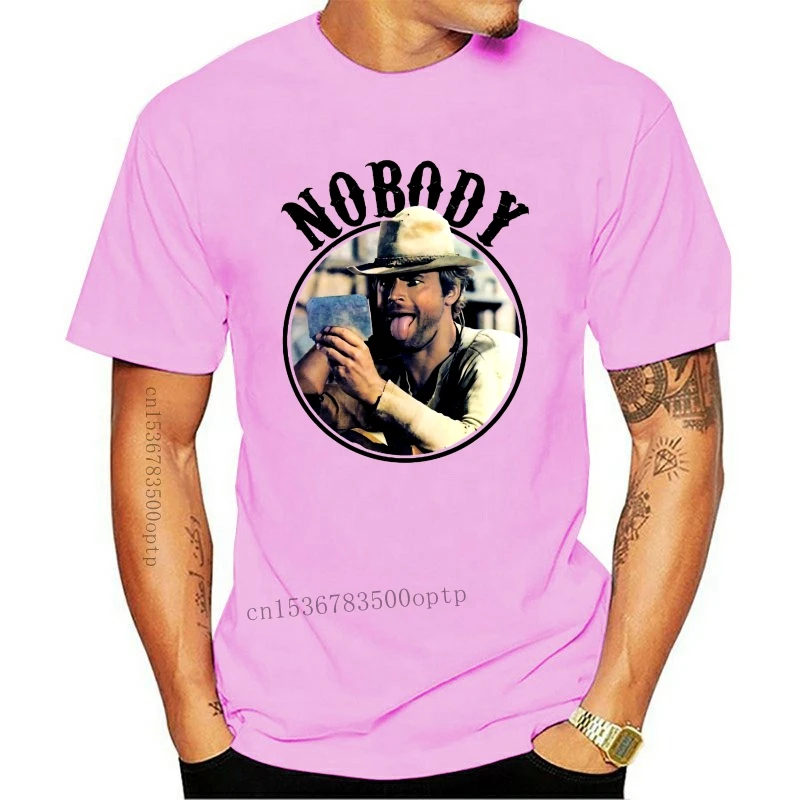 Мужская футболка с надписью никто-Теренс Хилл бутон Спенсер забавная новинка wo |