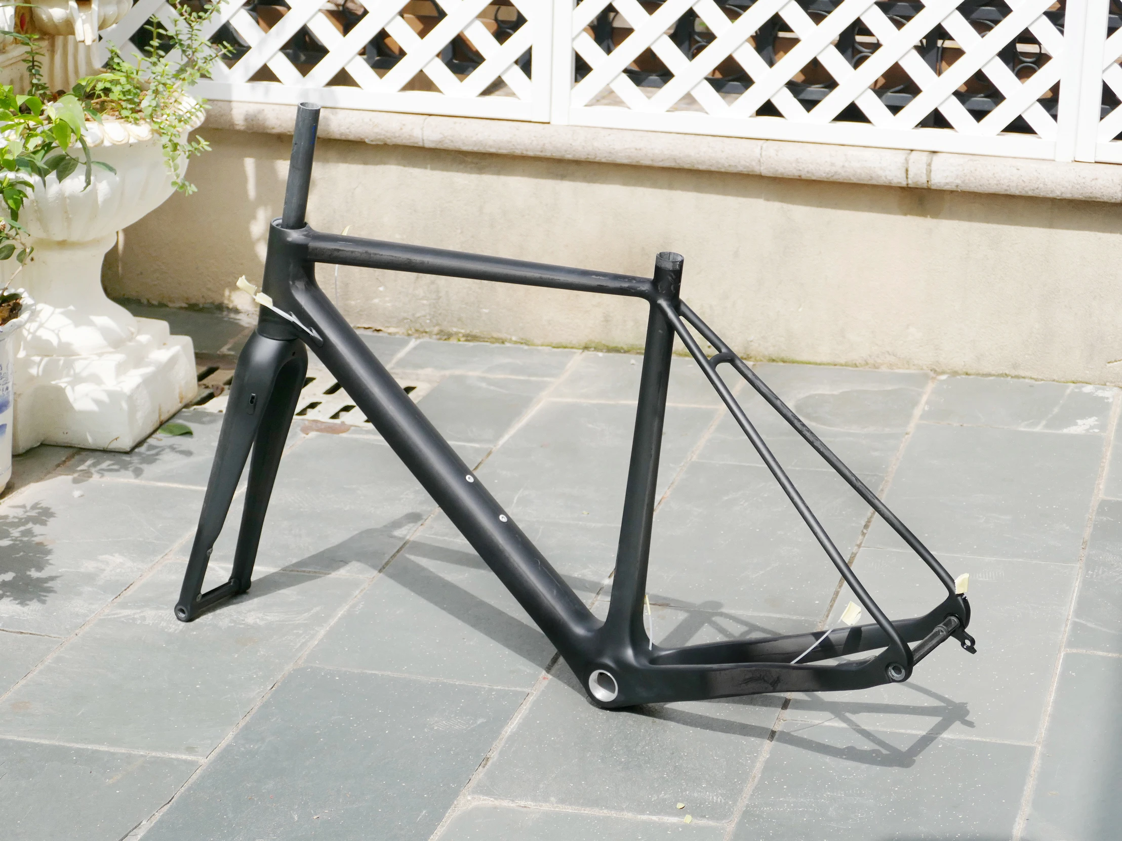 Матовый велосипедный диск из углеродного волокна фотооси рама и вилка 15*100 мм 49