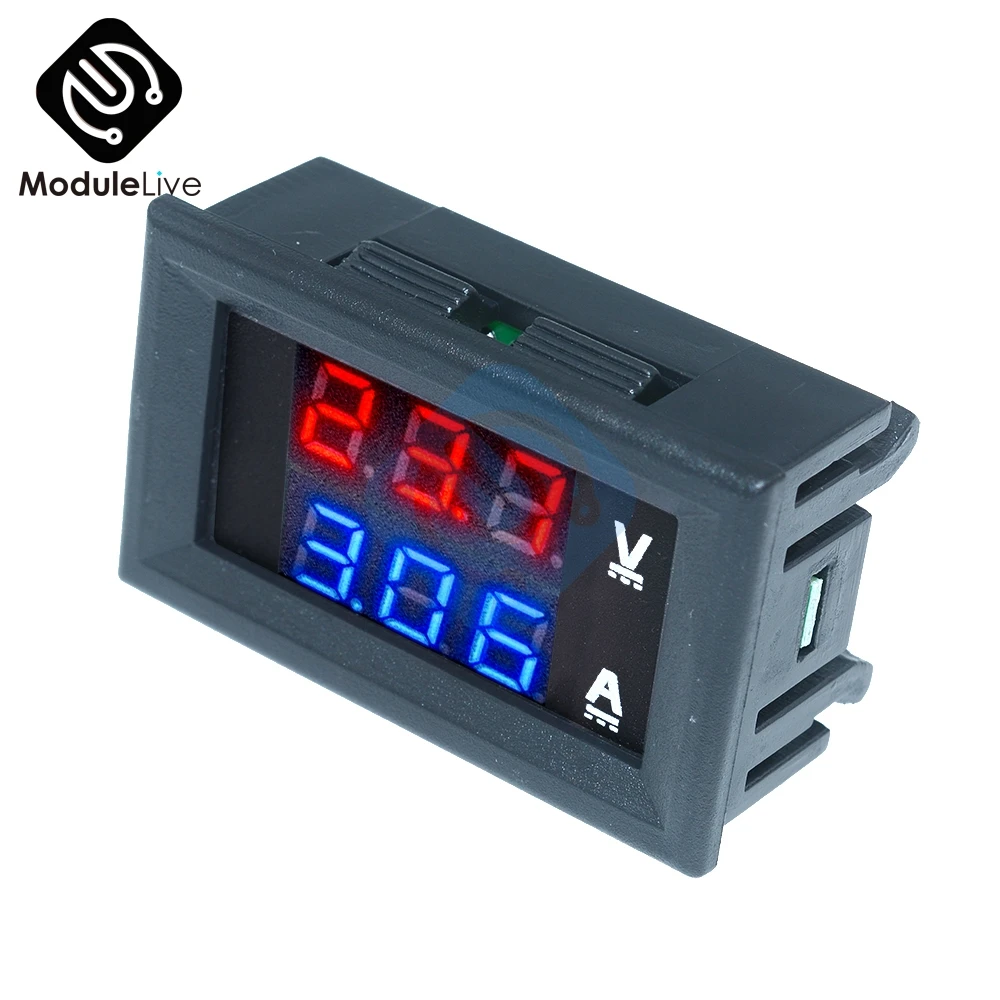 Автомобильный вольтметр мини цифровой амперметр Dc 100 в 10 А с LED