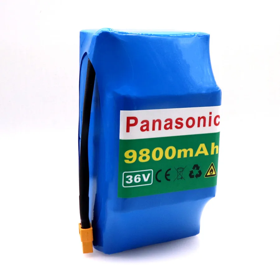 Panasonic 10S2P 36V литий-ионная аккумуляторная батарея 9800 мА/ч, 9.8AH аккумуляторная батарея для зарядки Ноута и сотового телефона Электрический самовсасывающий Ховерборд Одноколесный велосипед