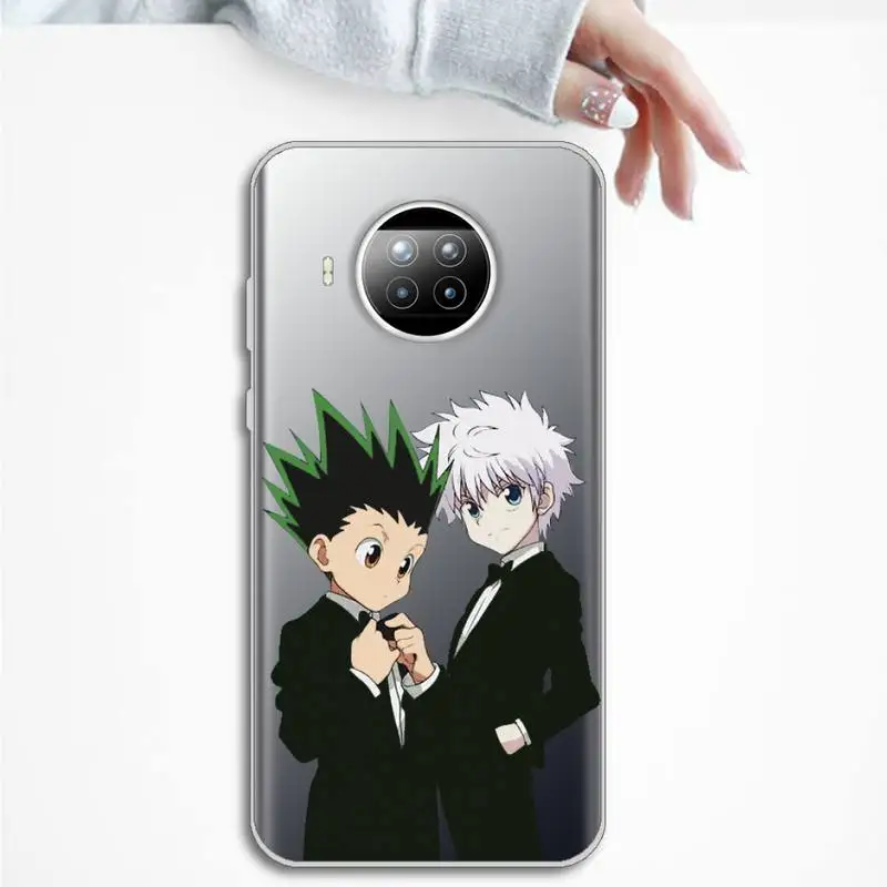 

Anime Hunter X hunter Phone Case Transparent for Xiaomi Redmi note 10 t 8 9 pro lite 11