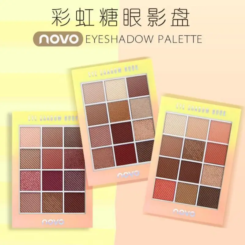 Палетка теней Beauty Glazed для макияжа матовые водостойкие пигментные тени век 12