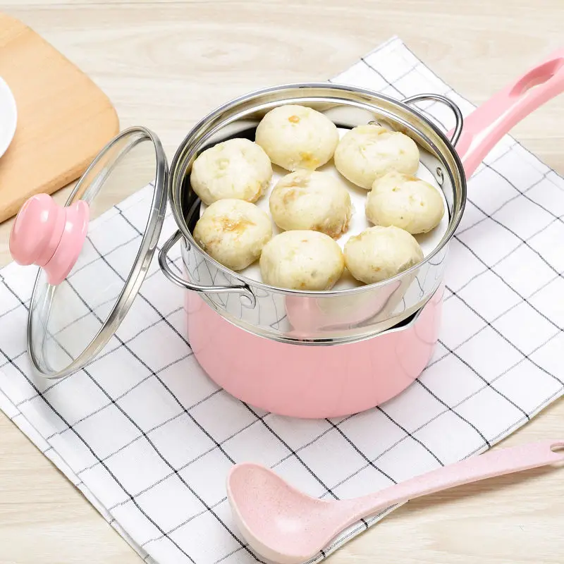 Молочный горшок с антипригарным покрытием маленький детское питание добавка