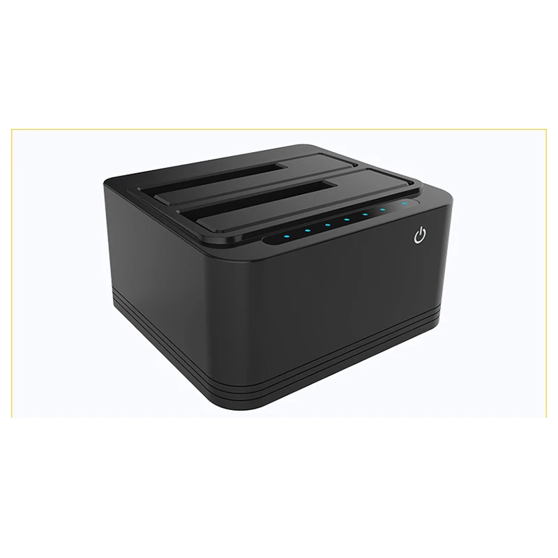 Корпус HDD SATA к USB 3,0 док-станция для жесткого диска 5 Гбит/с супер скорость для 2,5 ''/3,5" SSD HDD с адаптером питания 12 В Прямая поставка