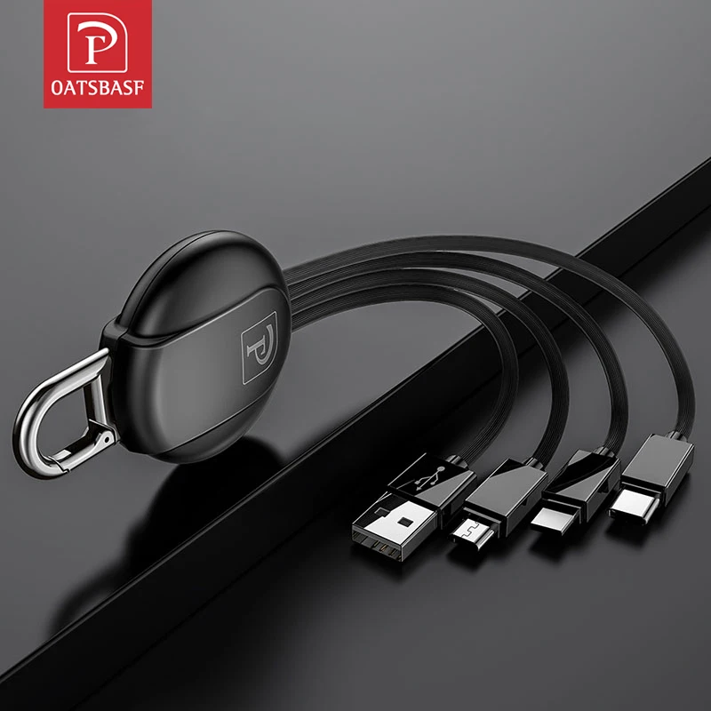 USB кабель 3 в 1 с подсветкой для iPhone 11 X Xiaomi Huawei Samsung|Кабели мобильных телефонов| |