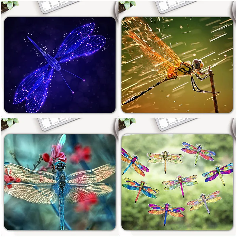 Горячая Распродажа животных милые с принтом &quotСтрекоза&quot игровой Мышь МОЗ