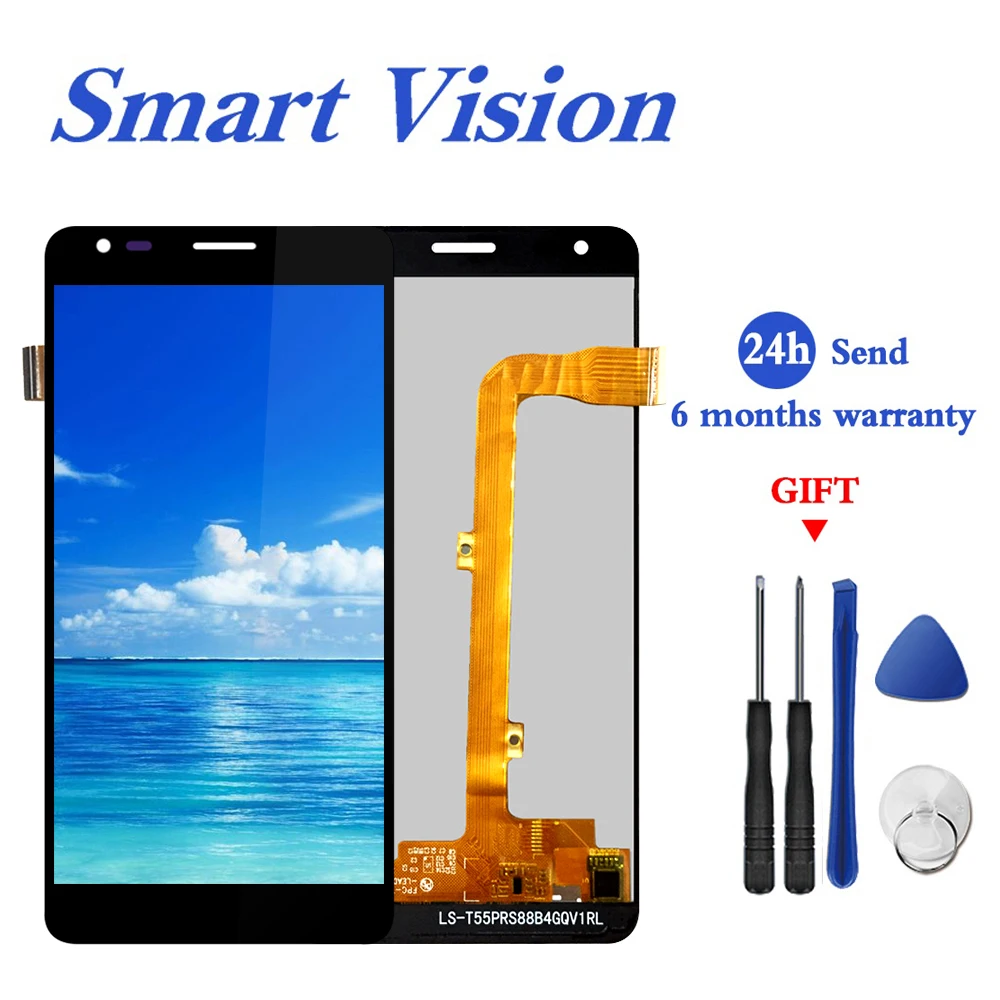 ЖК дисплей для Wileyfox Spark X + кодирующий преобразователь сенсорного экрана в сборе