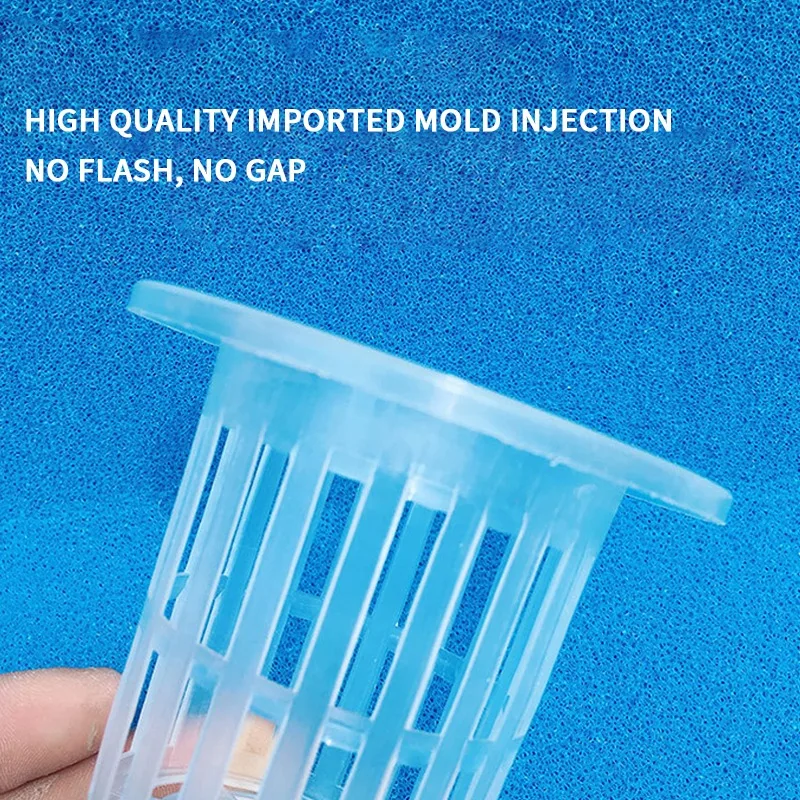 

10Pcs Hydroponic Colonization Mesh Nursery Pot Net Cup Basket Hydroponic Aeroponic Planting Grow Clone Nursery Plant Soilless