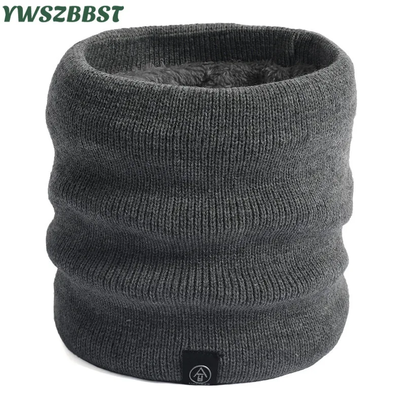 Unisex Plus Velvet Winter Scarf Boys Girls Women Men Thick Elastic Muffler Knitted Children Autumn Baby | Детская одежда и обувь
