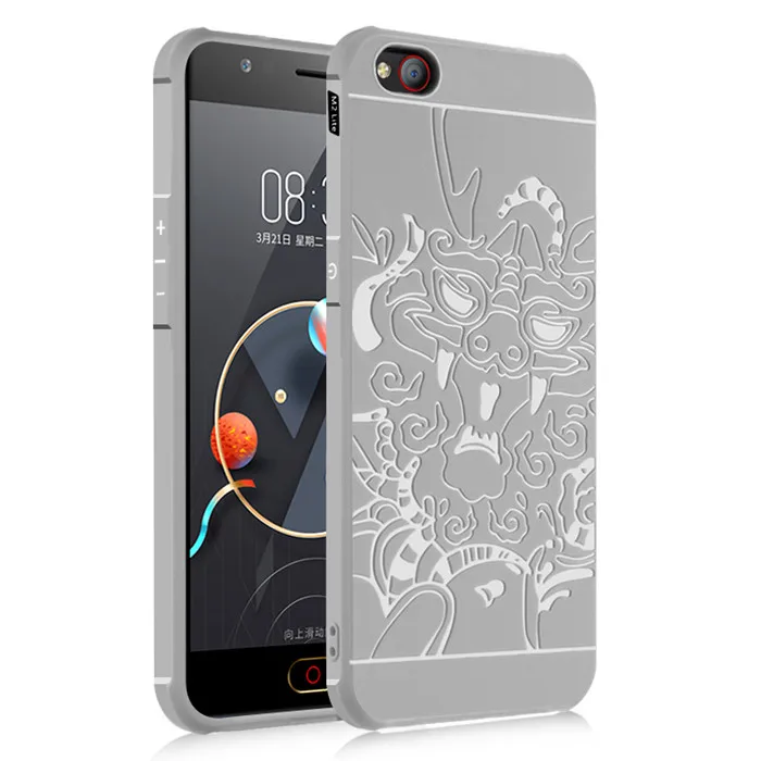 Для zte Nubia Z17 Lite чехол 3D рельефный Дракон мягкий TPU чехол для телефона 6,28 дюймов чехол для zte Nubia M2 Lite Z17 Mini Z11 Minis чехол - Цвет: F