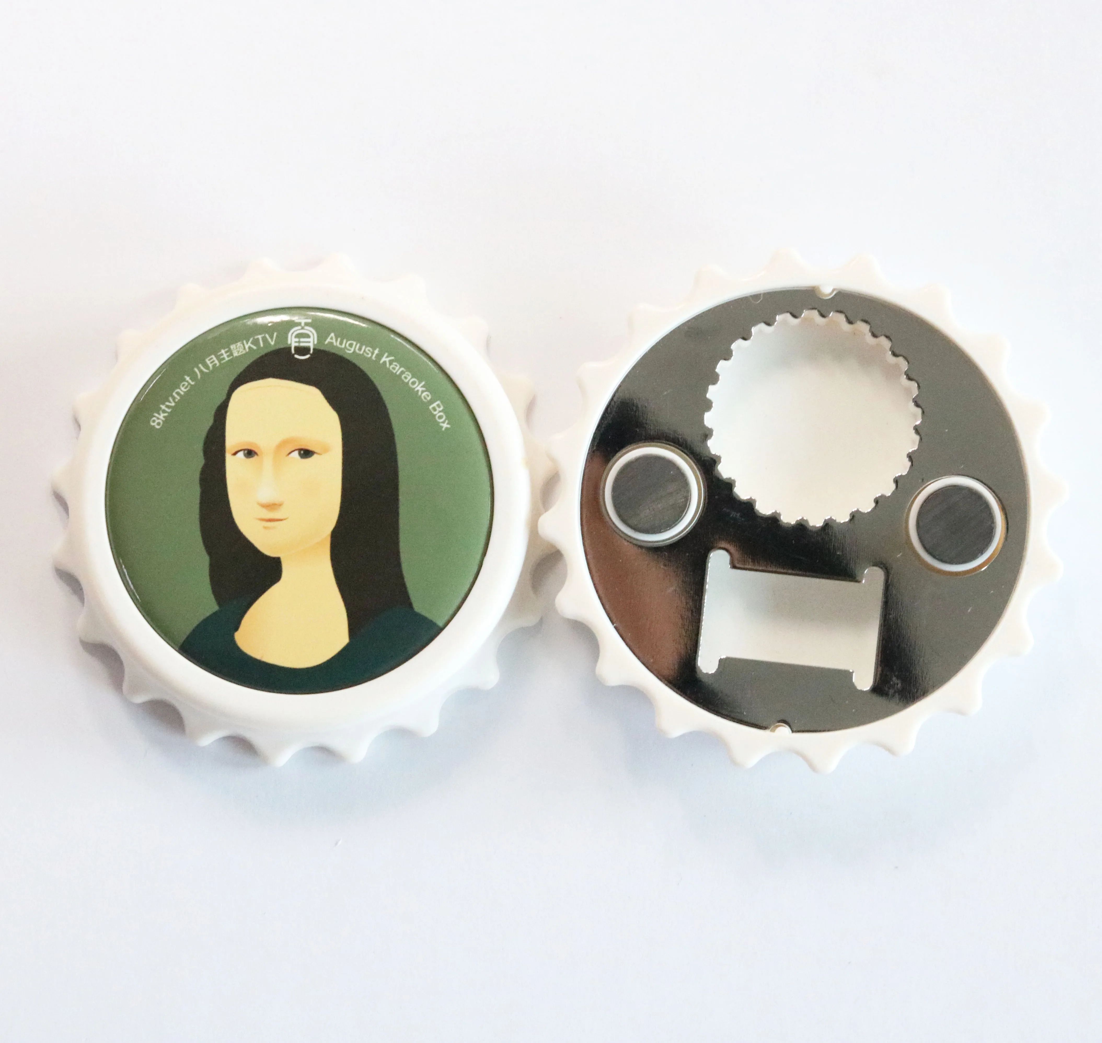 58 мм магнитный Открыватель для бутылок в форме крышки европейском стиле/100