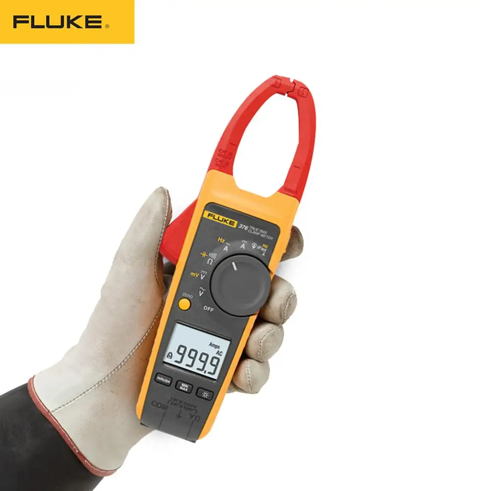 Fluke 376 True RMS 1000A AC/DC токоизмерительный прибор с отслеживаемым NIST калибровочным
