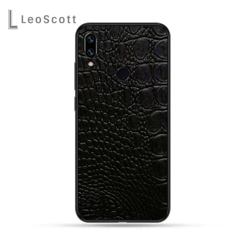 

crocodile leather Phone Case For Xiaomi Redmi Note 4 4x 5 6 7 8 pro S2 PLUS 6A PRO