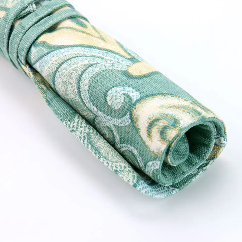 1 шт. рулон кисти для макияжа чехол держатель косметики с кисточками на поясе