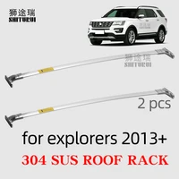 shiturui for ford explorer 2007 2008 2010 2018 2019 2017 serultra quiet truck roof bar car special aluminum alloy belt lock
