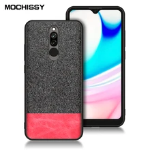 For Redmi 8 Case Shockproof Back Cover Cloth Fabric Silicone Soft Edge Protect Case For Redmi 8 8A 7