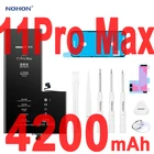Nohon батарея для iPhone 11 Pro Max 4100-4200 мАч емкость литий-полимерная батарея для Apple iPhone 11 Pro Max 11ProMax батарея + Инструменты